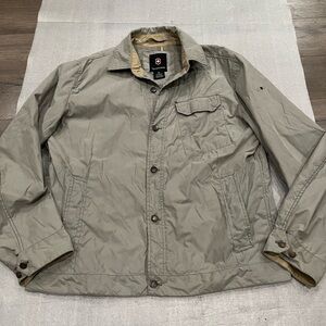 [XL]Victorinox Men's Light Gray Waterproof Jacket
